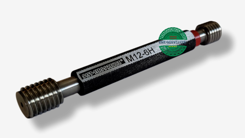 Limit thread plug gauge M4-6H ISO standard DIN 13 with calibration certificate