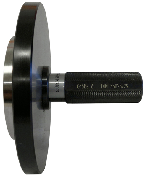 Taper Plug Gauge Size 4 for lathe chuck flange DIN 55028 - 55029 sideview Order-No. 83 size 4 SMT-MESSZEUGE