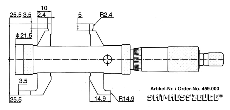 SMT-MESSZEUGE 459.000 Zeichnung