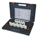 Prüfstiftsatz 0,5-20 mm, ±0,004 mm, 40 Stück, Länge 50 mm