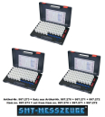 Pin gauge set 0.99-10.01 mm, stepping 0,1 mm, ±0.004 mm, 273 pieces, length 50 mm