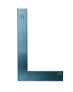 Control square, INOX, flat,  50 x 40 mm